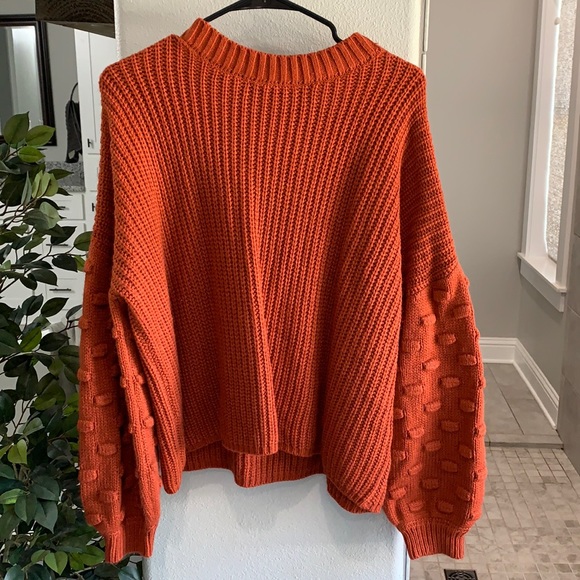 Sweaters - Rust colored sweater